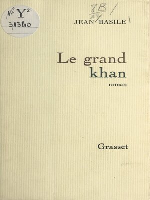 cover image of Le grand Khan